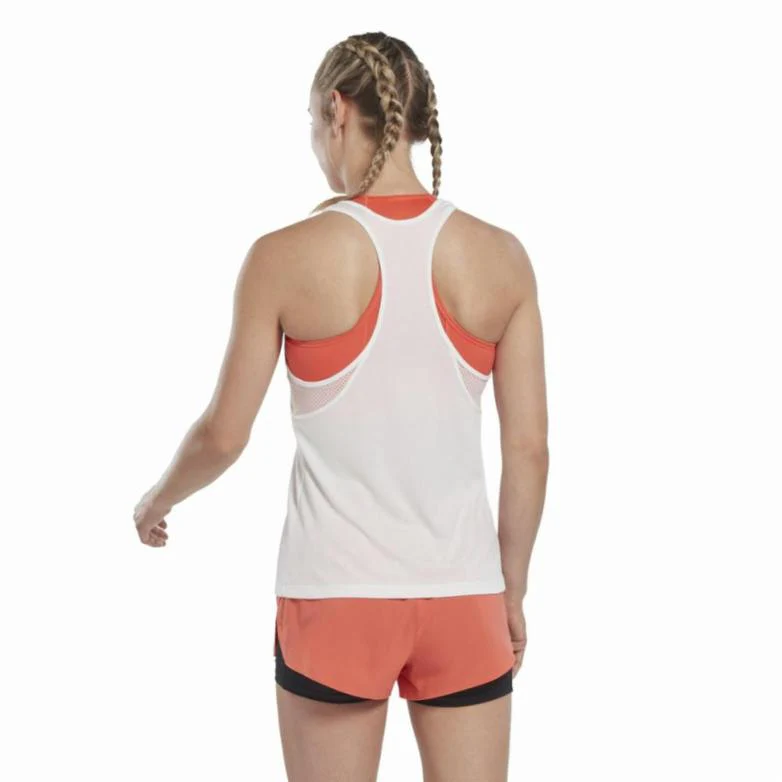 Reebok Apparel Women Running Graphic Speedwick Tank Top WHITE - Image 3