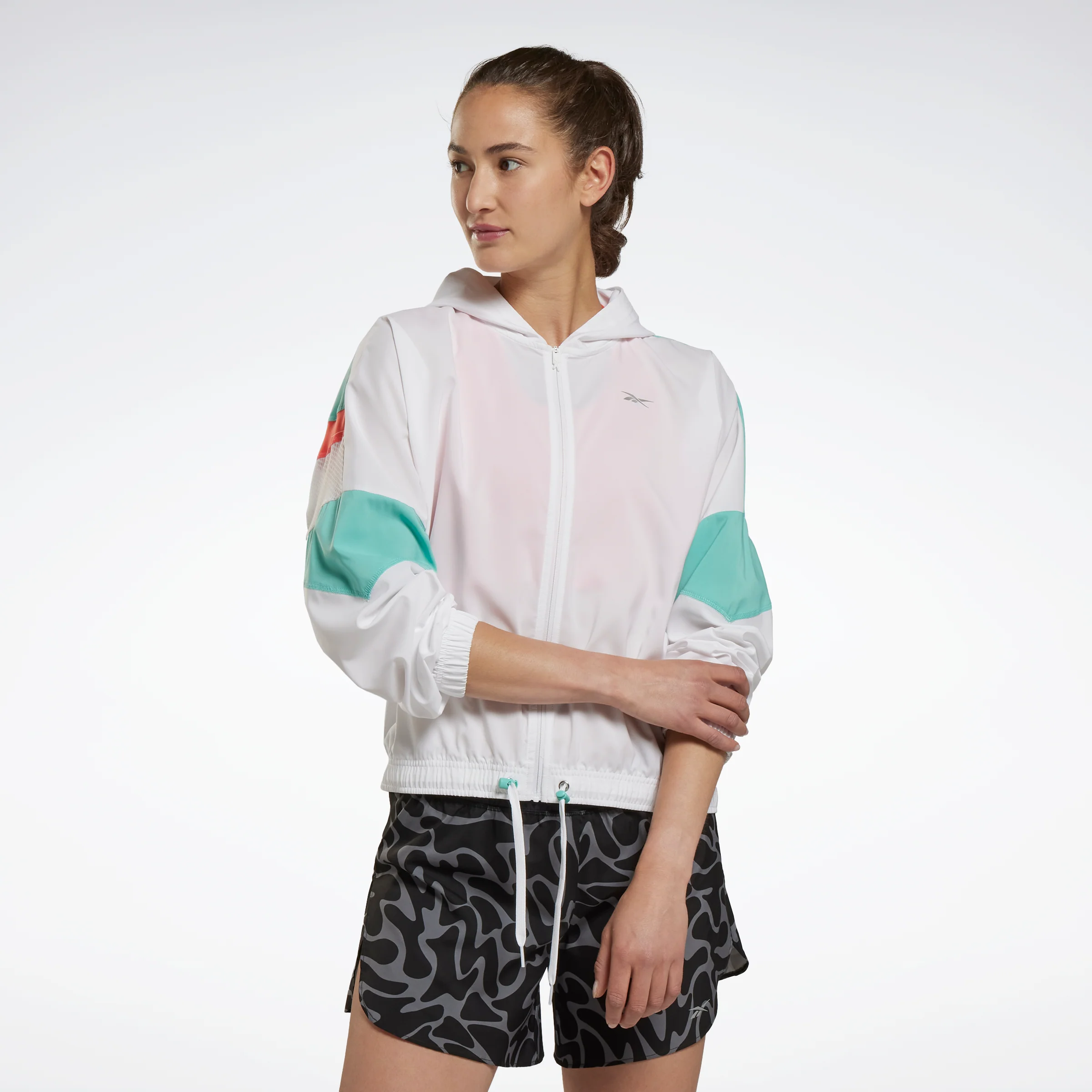 Reebok Apparel Women Running Jacket White