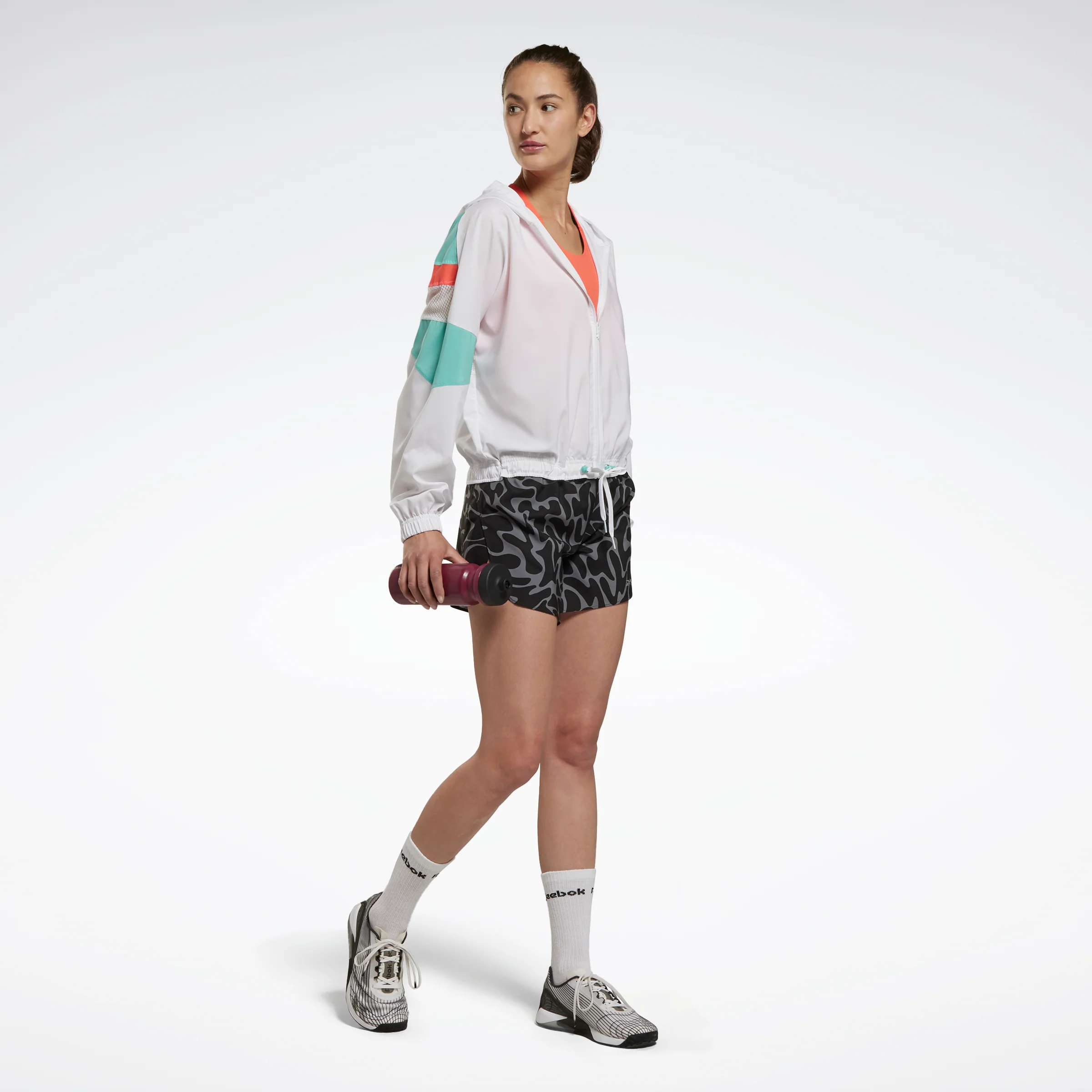 Reebok Apparel Women Running Jacket White - Image 2