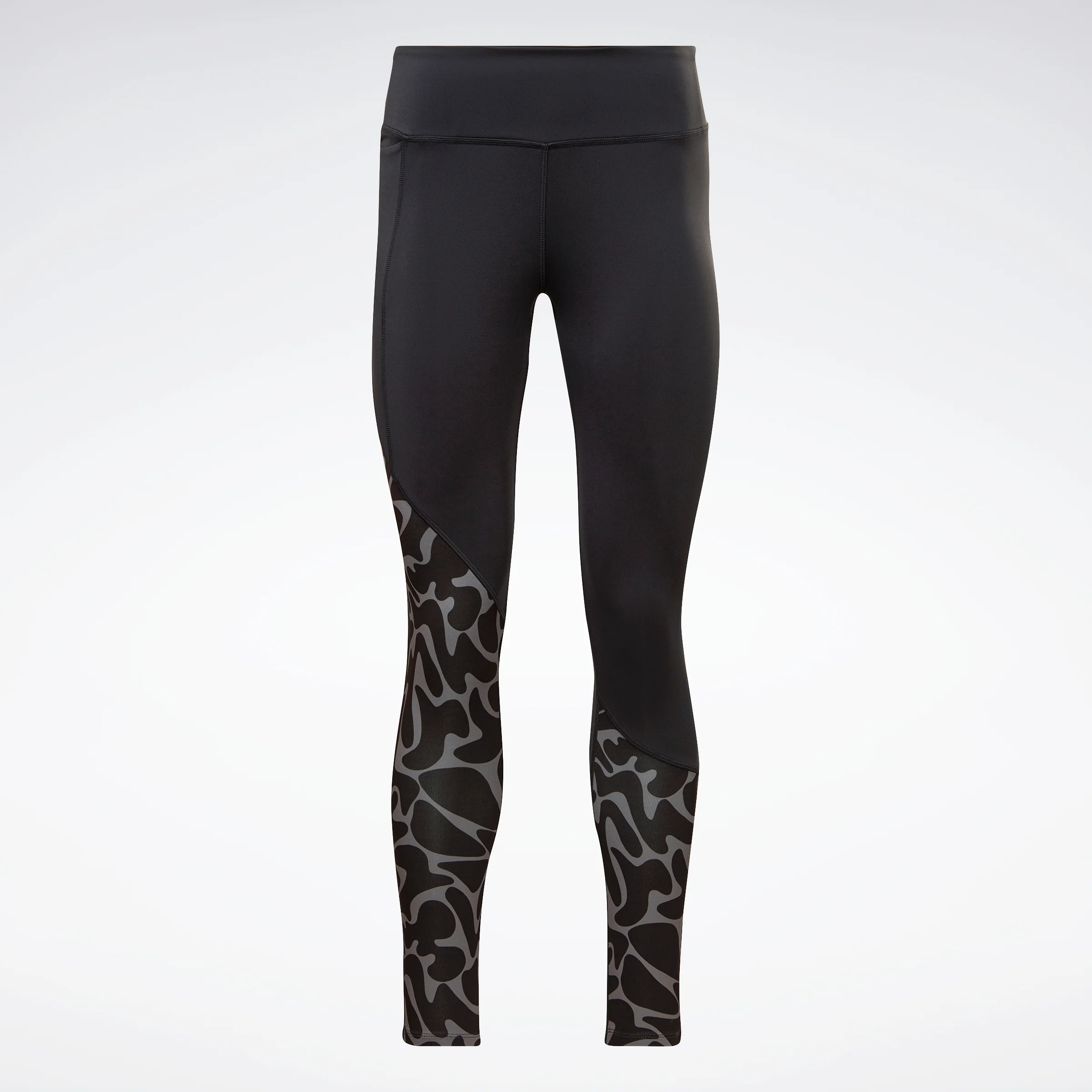 Reebok Apparel Women Running Printed Leggings Black - Image 4