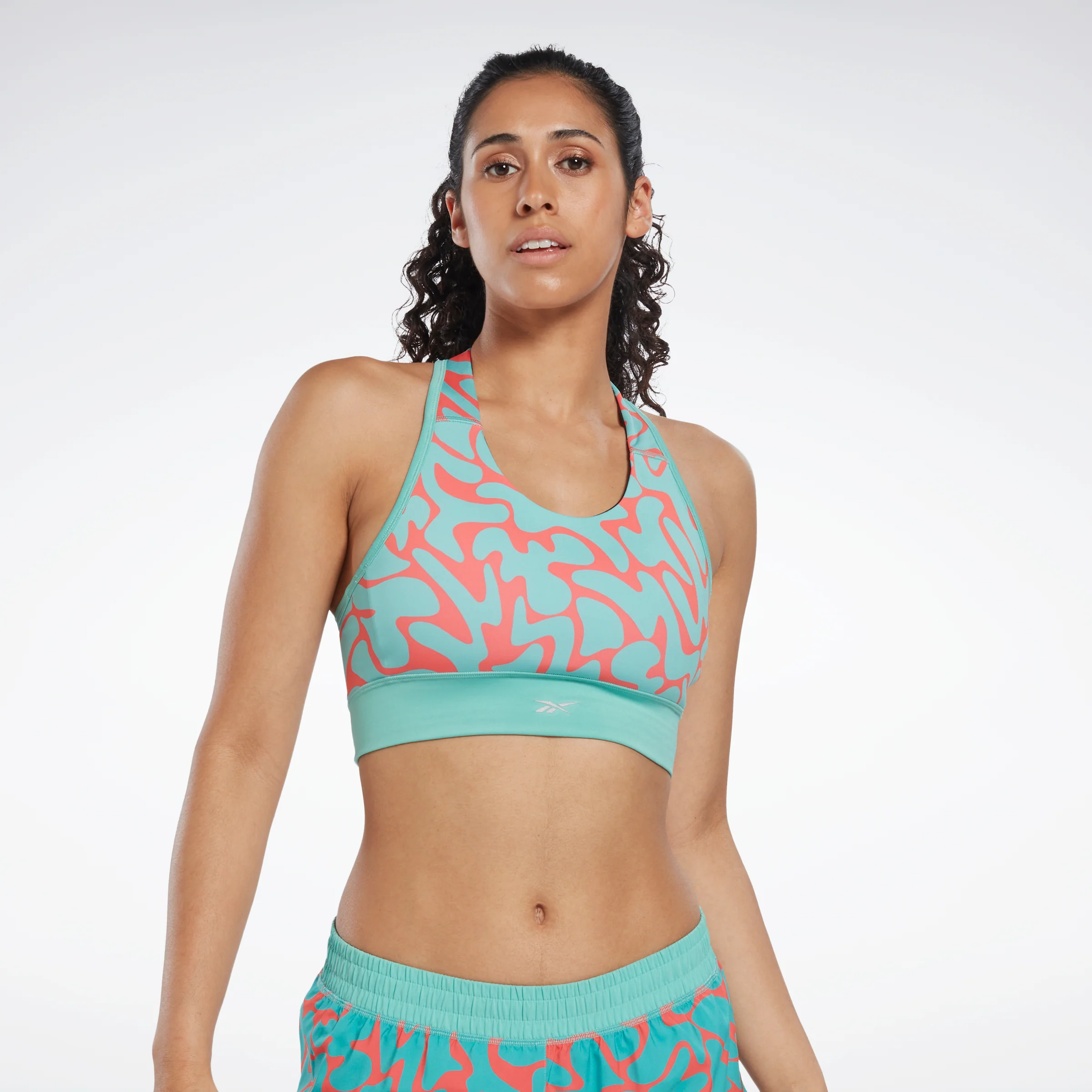 Reebok Apparel Women Running Printed Sports Bra Seclte