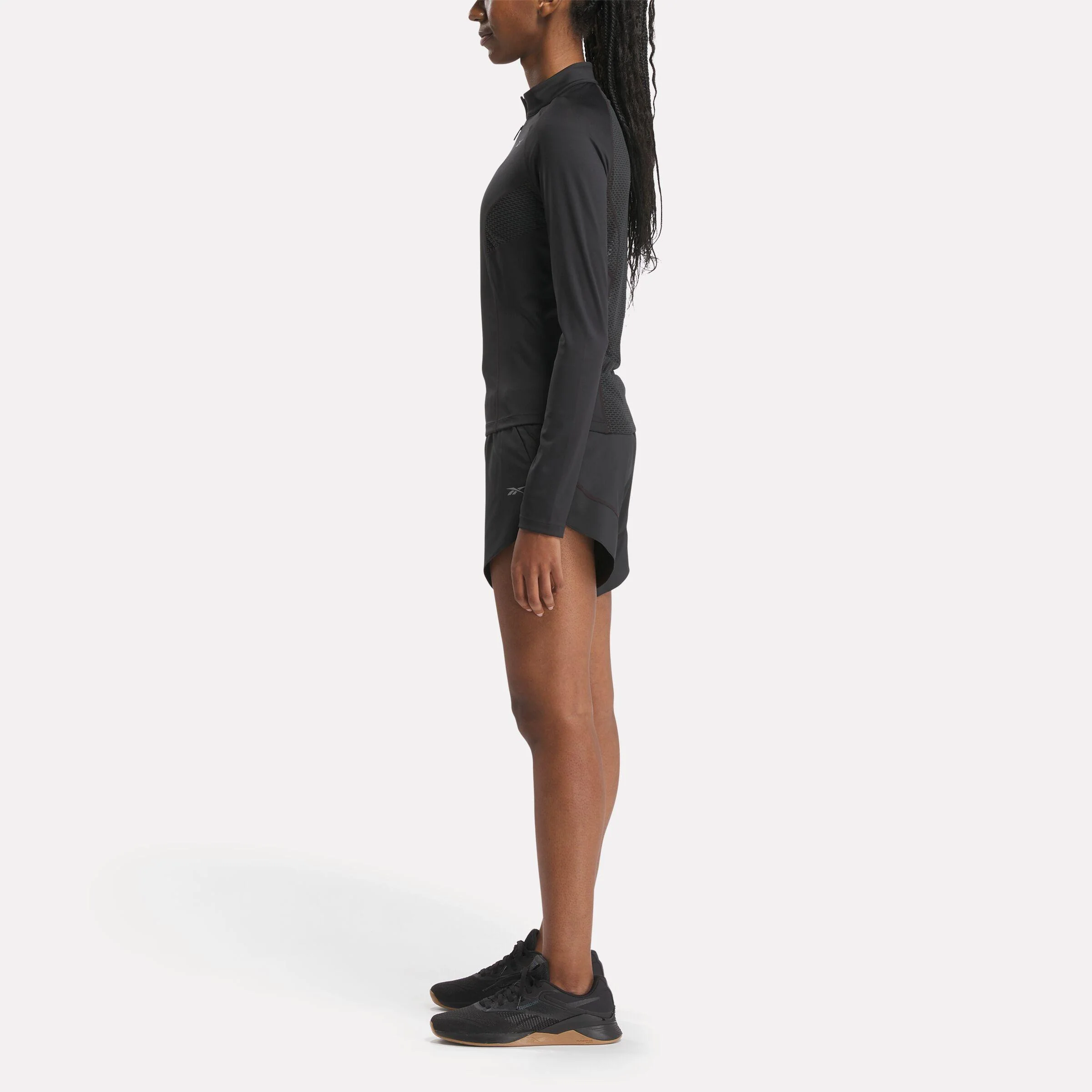 Reebok Apparel Women Running Quarter-Zip NGHBLK - Image 2