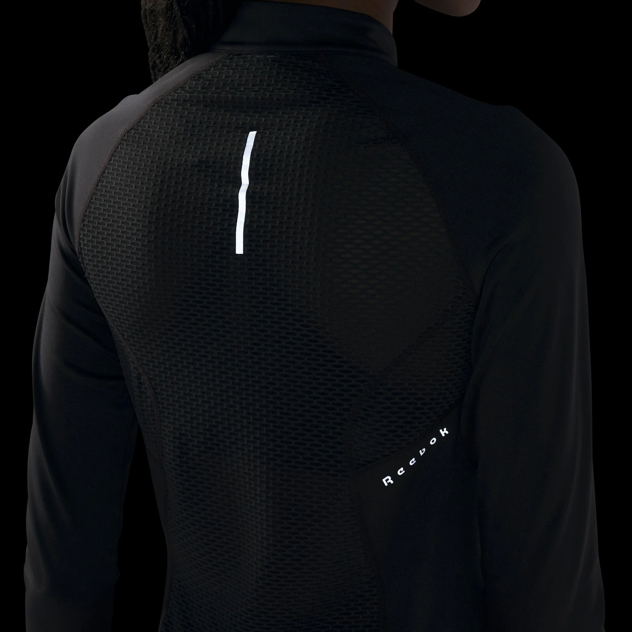 Reebok Apparel Women Running Quarter-Zip NGHBLK - Image 5