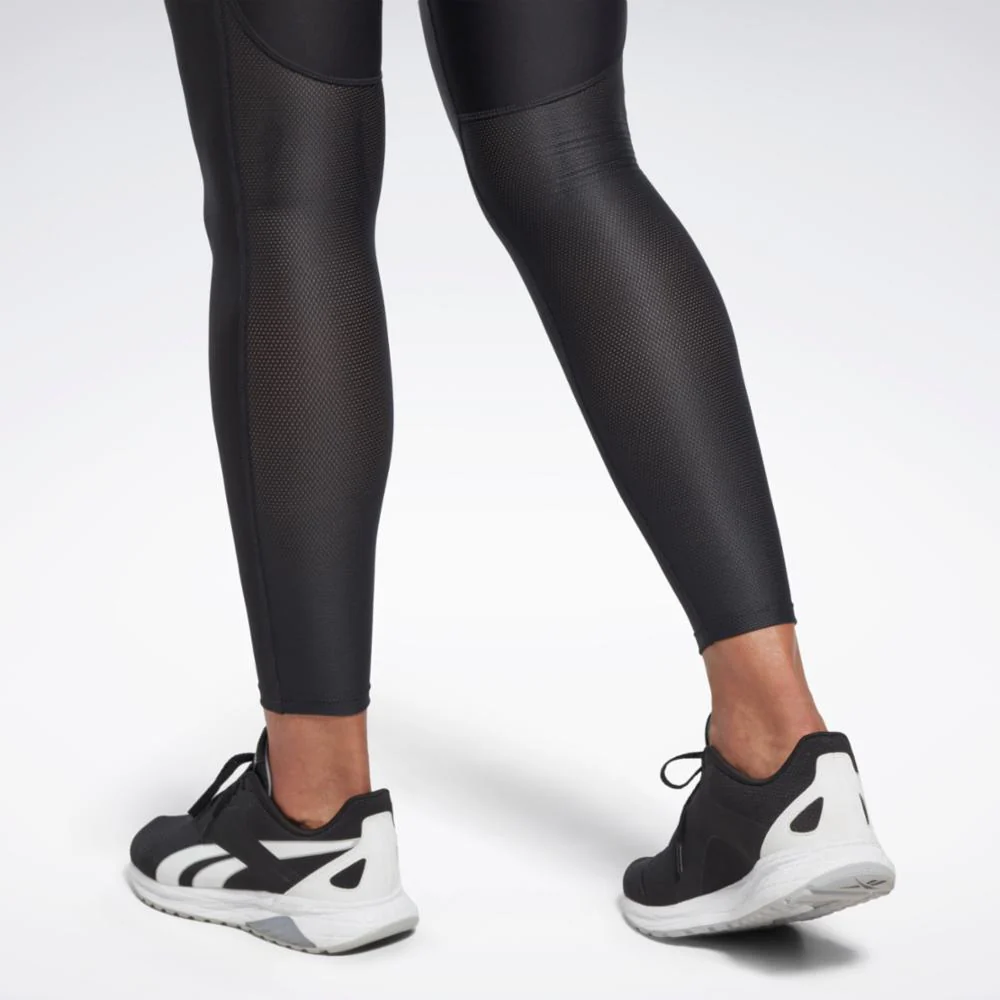 Reebok Apparel Women Running Vector Leggings NGHBLK - Image 5