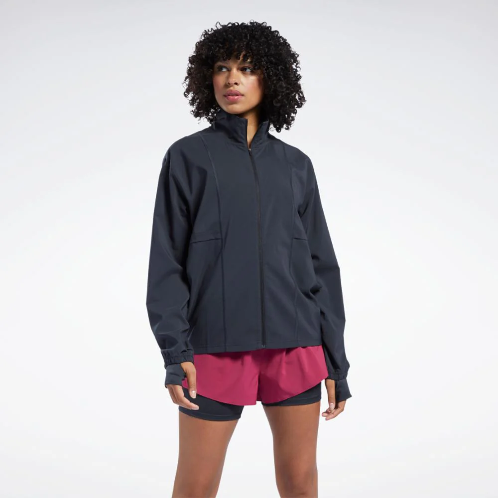 Reebok Apparel Women Running Wind Jacket BLACK
