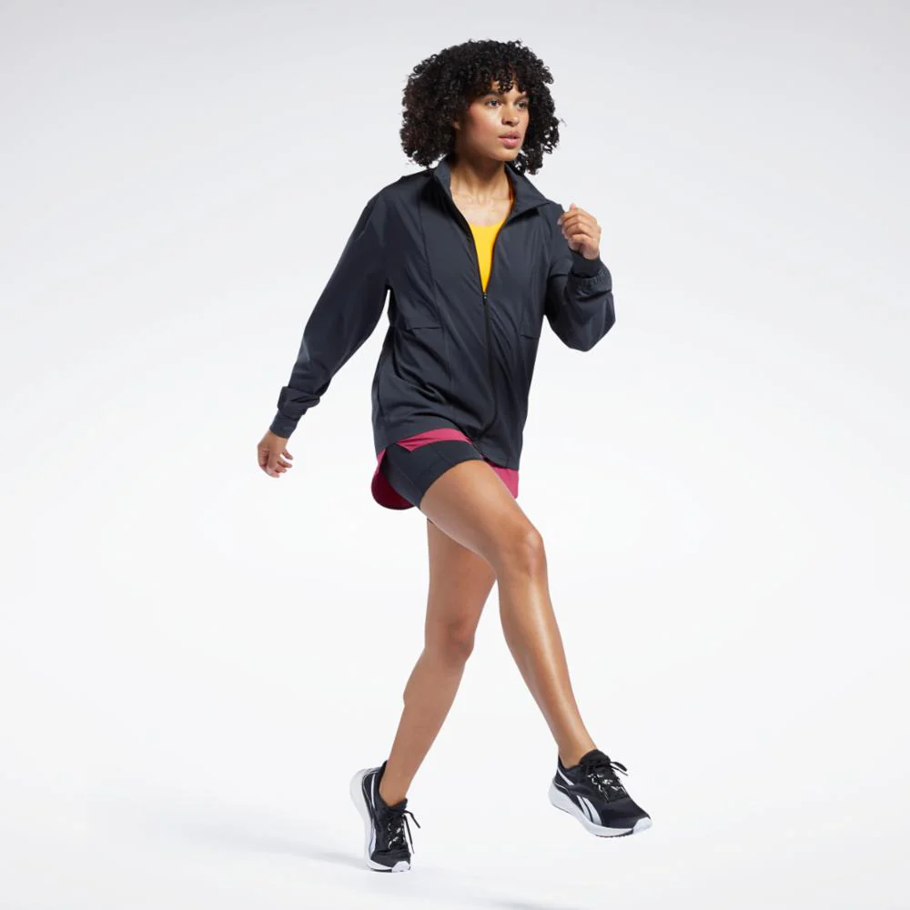 Reebok Apparel Women Running Wind Jacket BLACK - Image 2