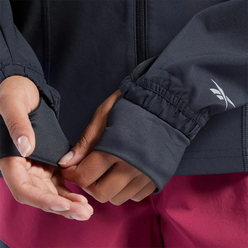 Reebok Apparel Women Running Wind Jacket BLACK - Image 5