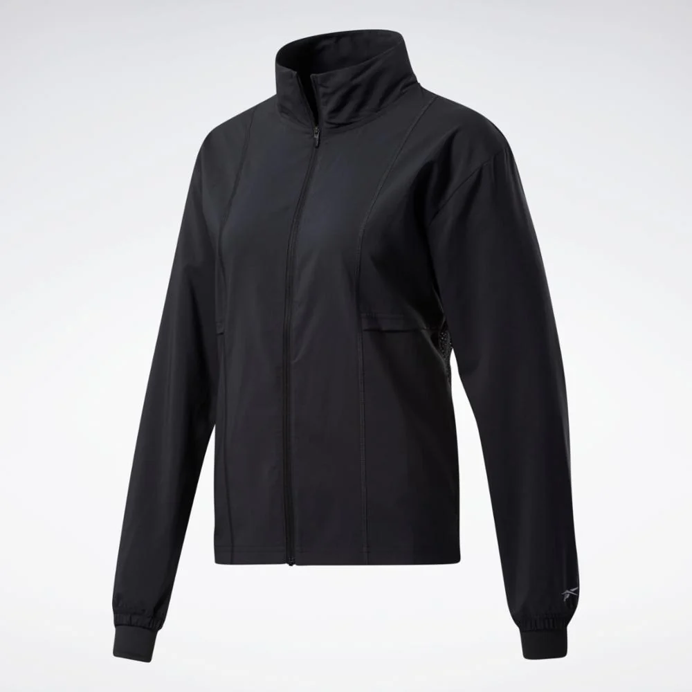 Reebok Apparel Women Running Wind Jacket BLACK - Image 6