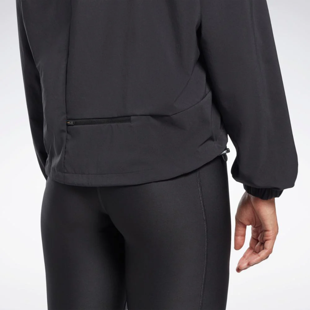 Reebok Apparel Women Running Woven Jacket NGHBLK - Image 4