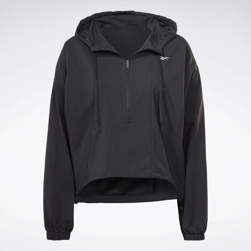 Reebok Apparel Women Running Woven Jacket NGHBLK - Image 8