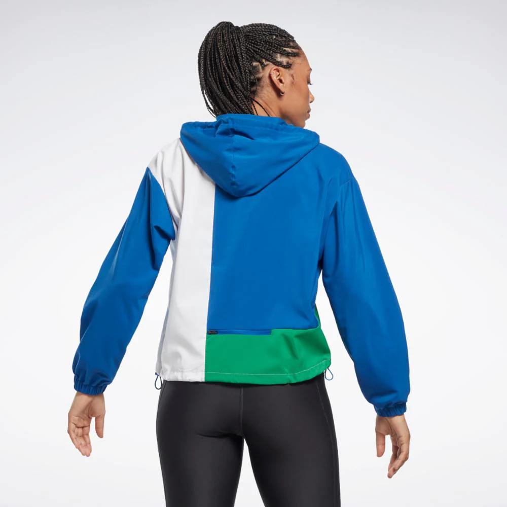 Reebok Apparel Women Running Woven Jacket VECBLU - Image 3