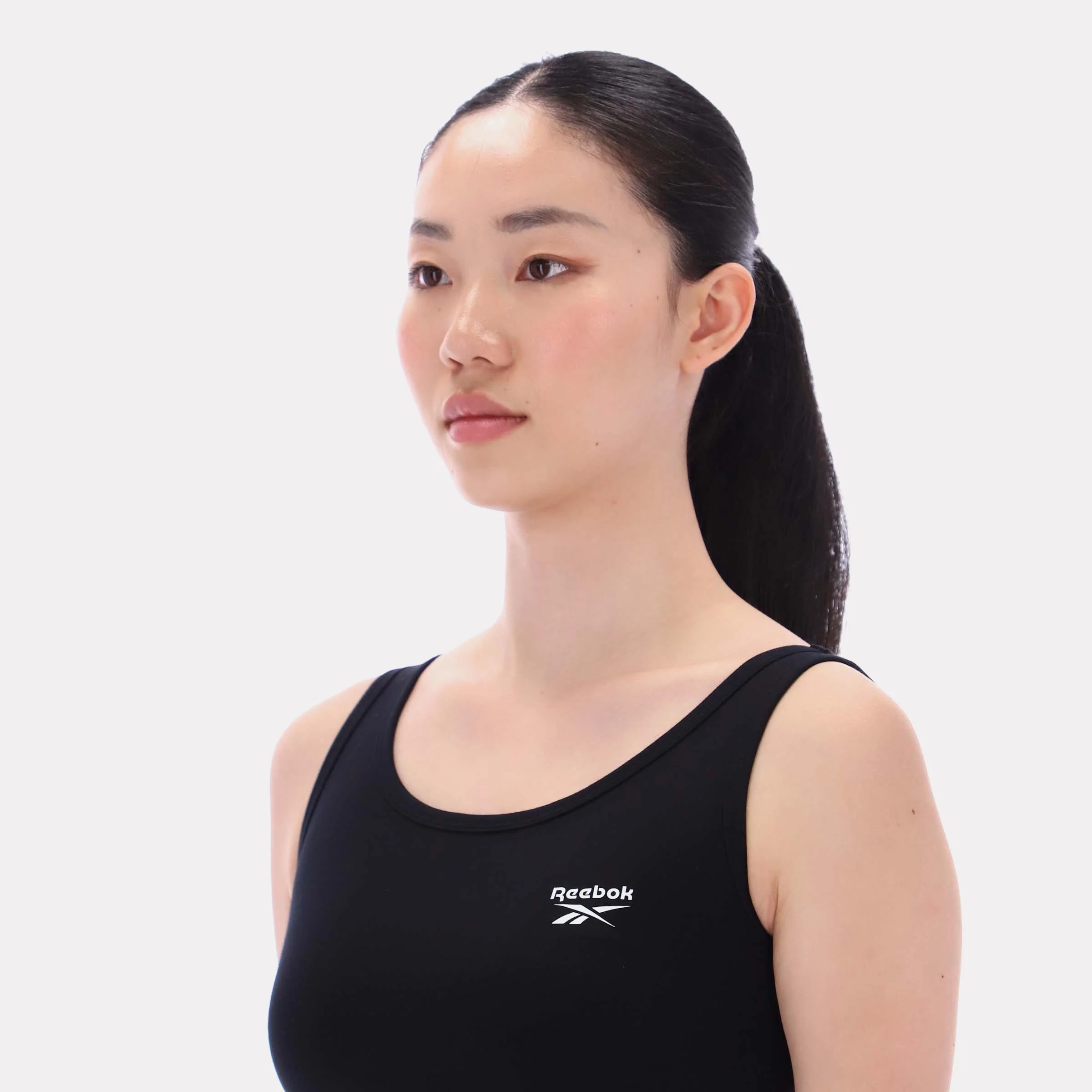 Reebok Apparel Women Scoop Neck Bra Top BLACK - Image 3