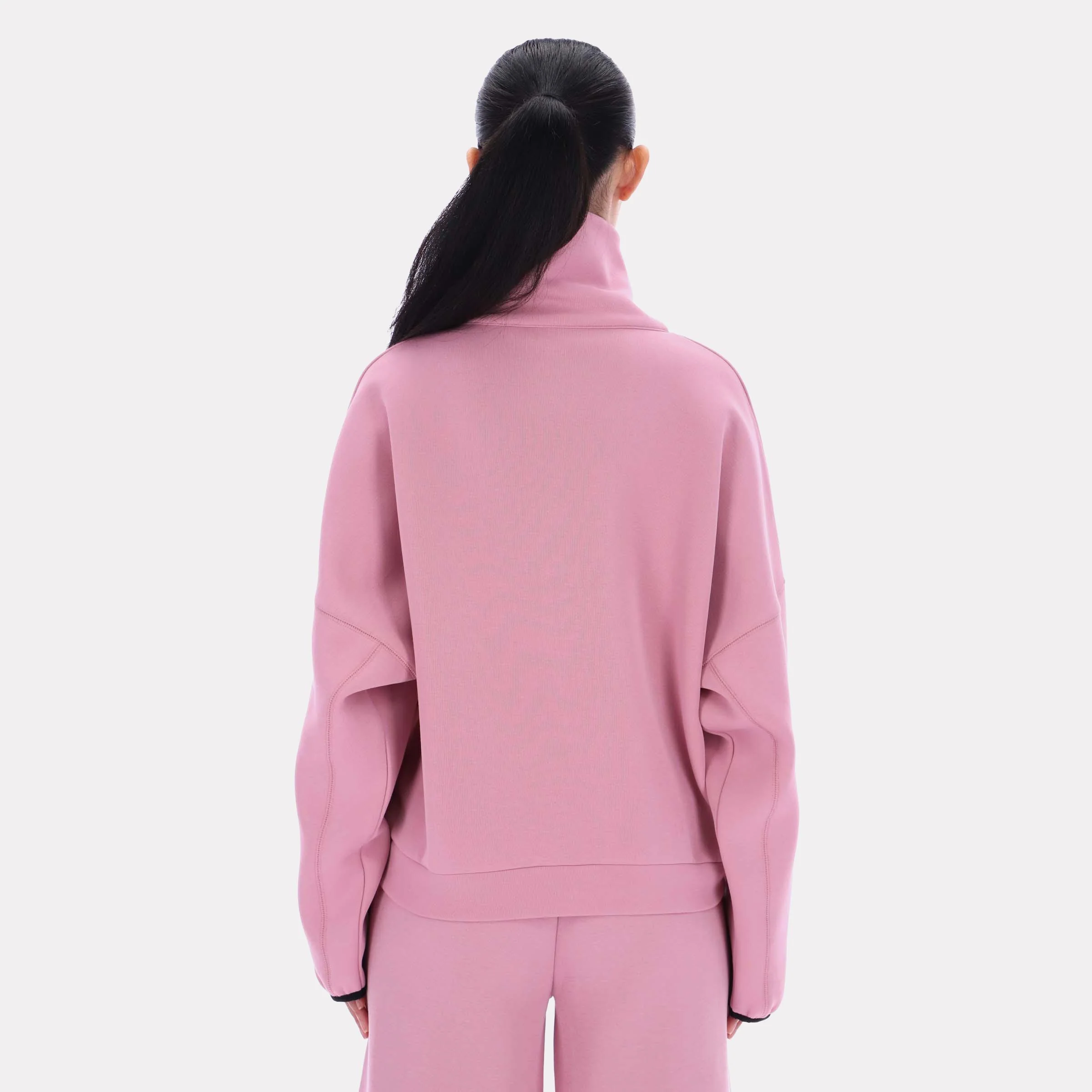 Reebok Apparel Women Scuba Retro 70’s Sweatshirt DUSTY ROSE - Image 2