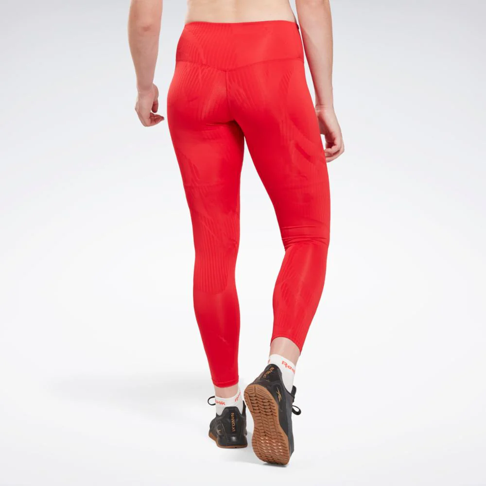 Reebok Apparel Women Seamless Train High-Rise Tights VECRED - Image 3