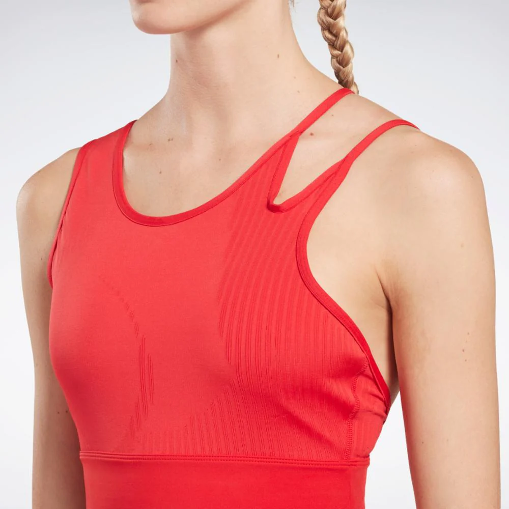 Reebok Apparel Women Seamless Training Crop Top VECRED - Image 5