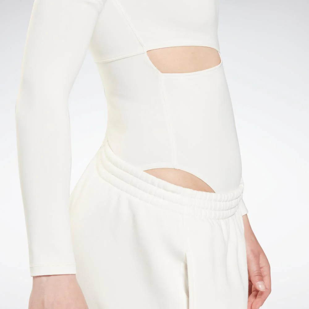 Reebok Apparel Women Studio Bodysuit CHALK - Image 4