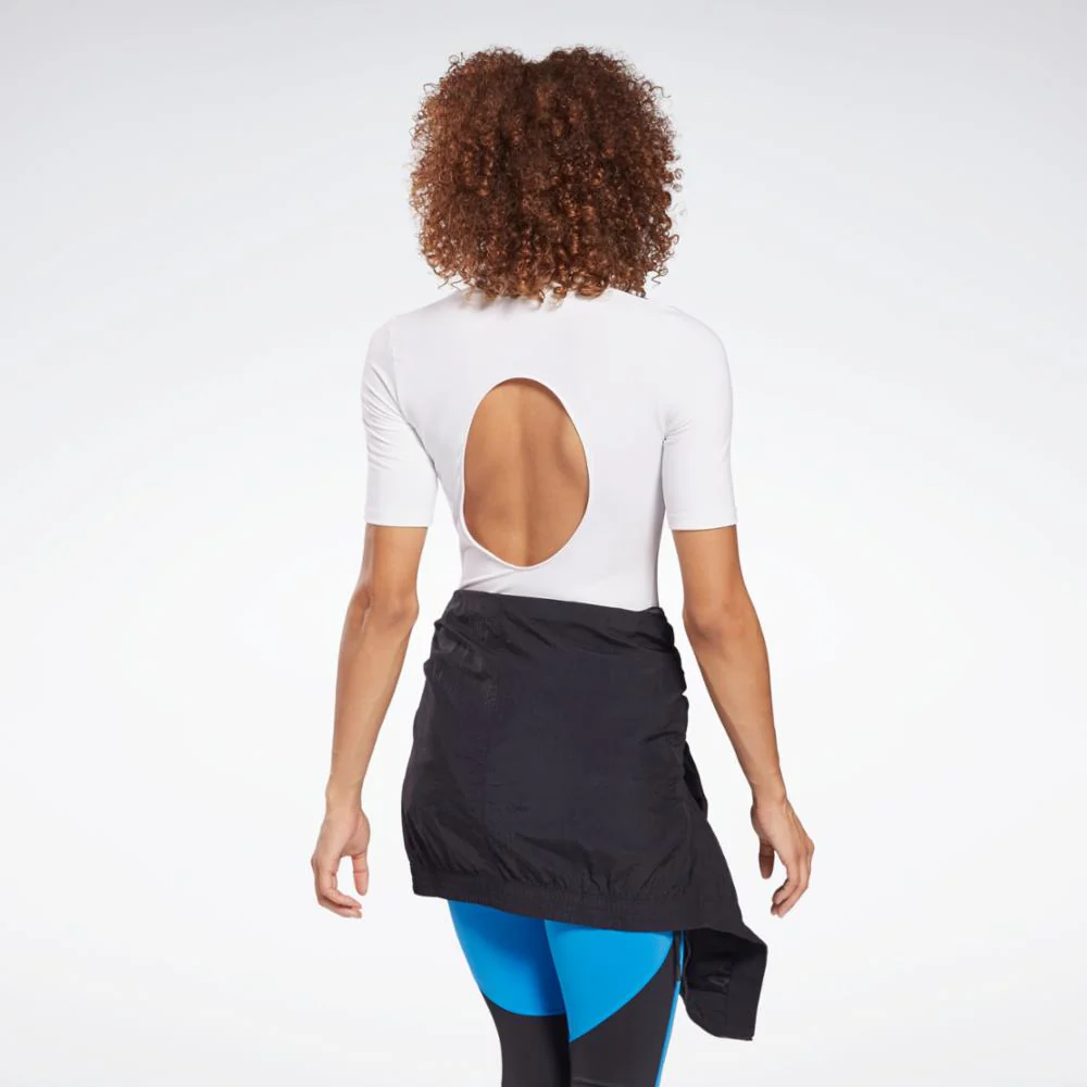 Reebok Apparel Women Studio Bodysuit WHITE - Image 3