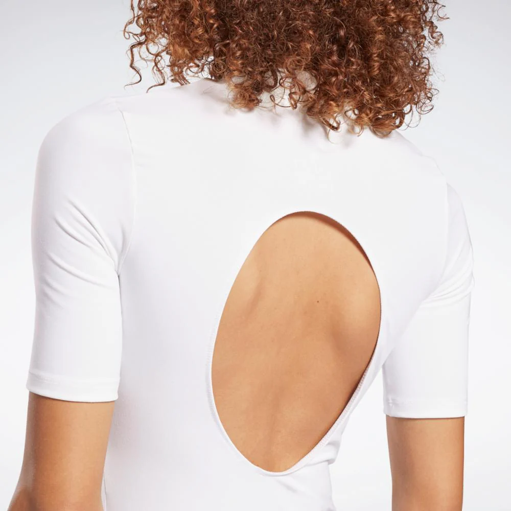 Reebok Apparel Women Studio Bodysuit WHITE - Image 4