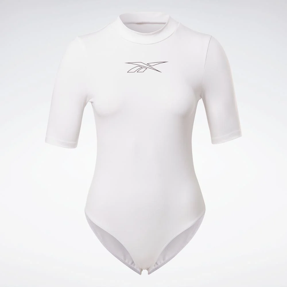Reebok Apparel Women Studio Bodysuit WHITE - Image 6