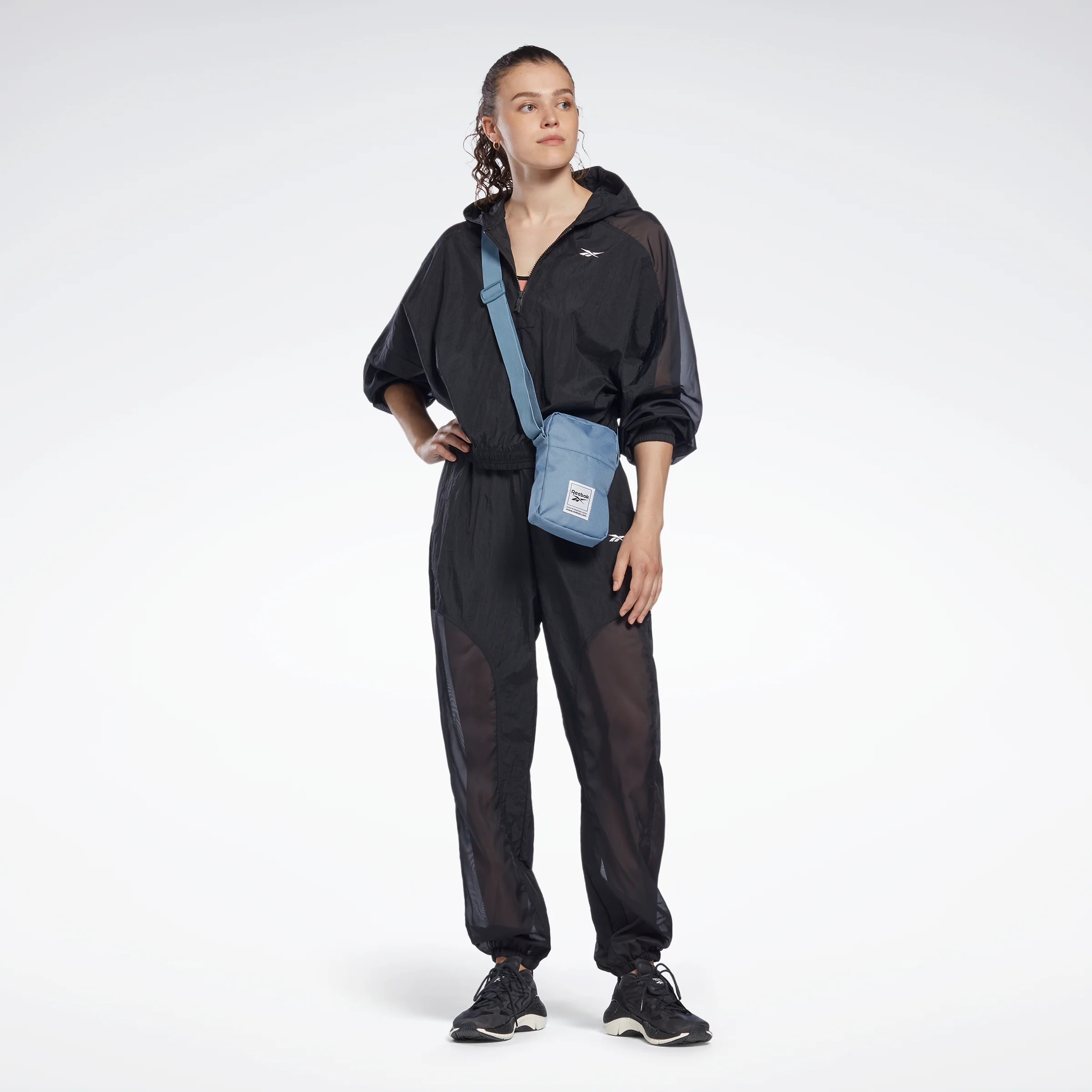 Reebok Apparel Women Studio Opaque Woven Jacket Black - Image 2