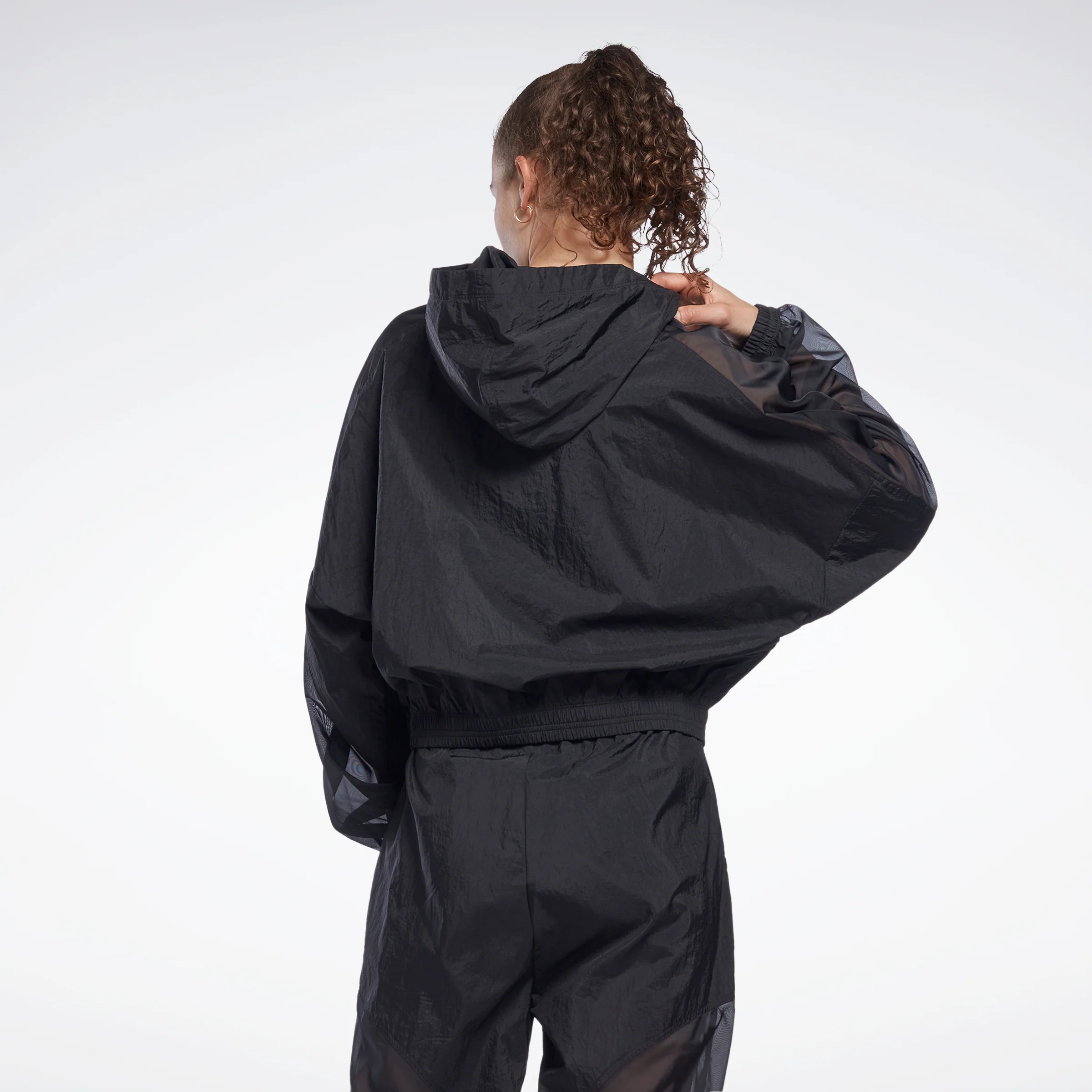 Reebok Apparel Women Studio Opaque Woven Jacket Black - Image 3