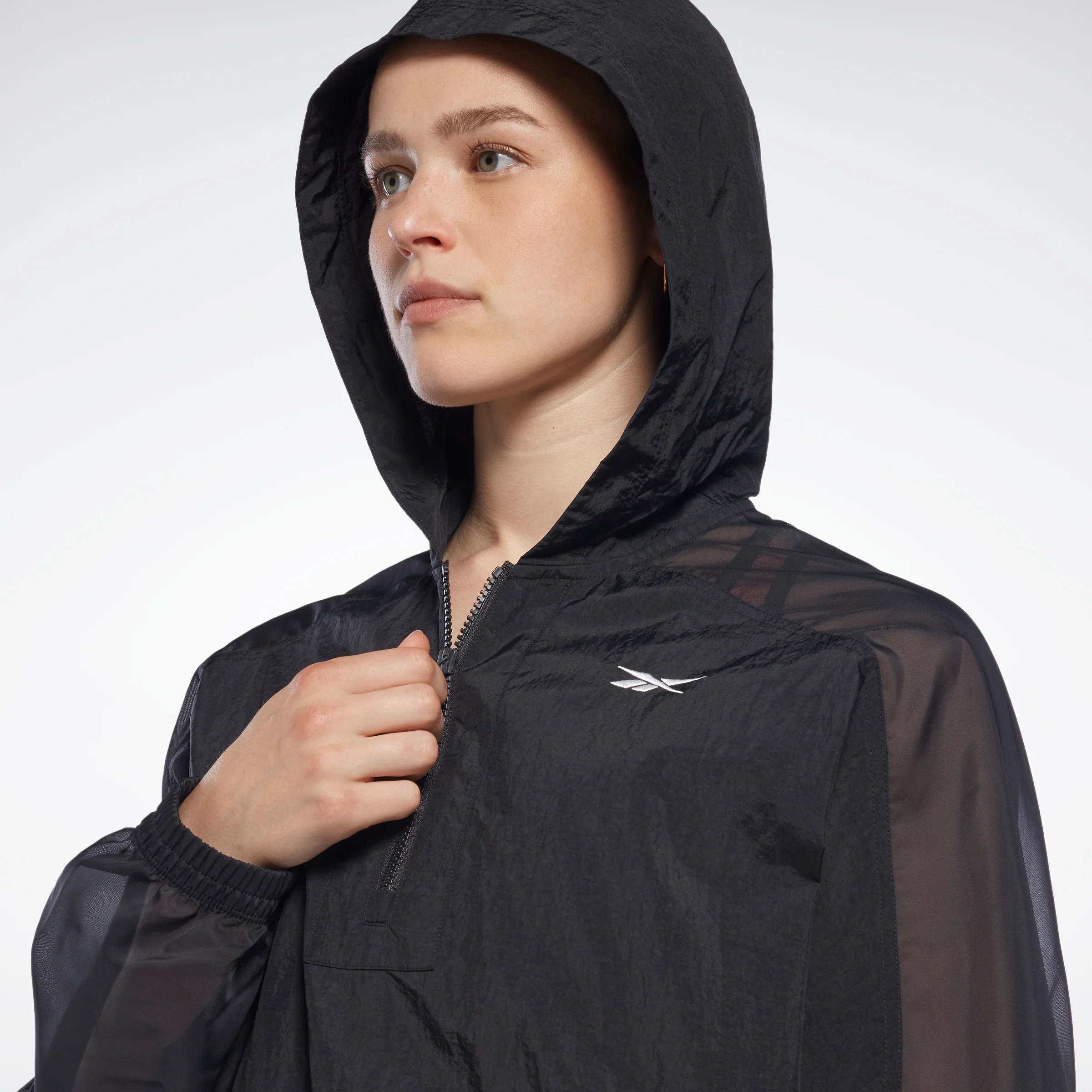 Reebok Apparel Women Studio Opaque Woven Jacket Black - Image 4