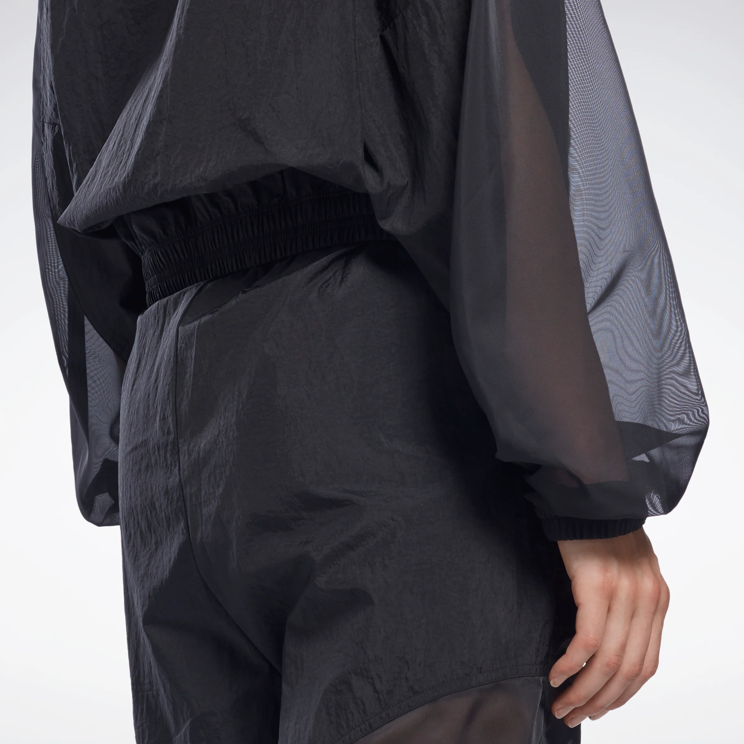 Reebok Apparel Women Studio Opaque Woven Jacket Black - Image 5