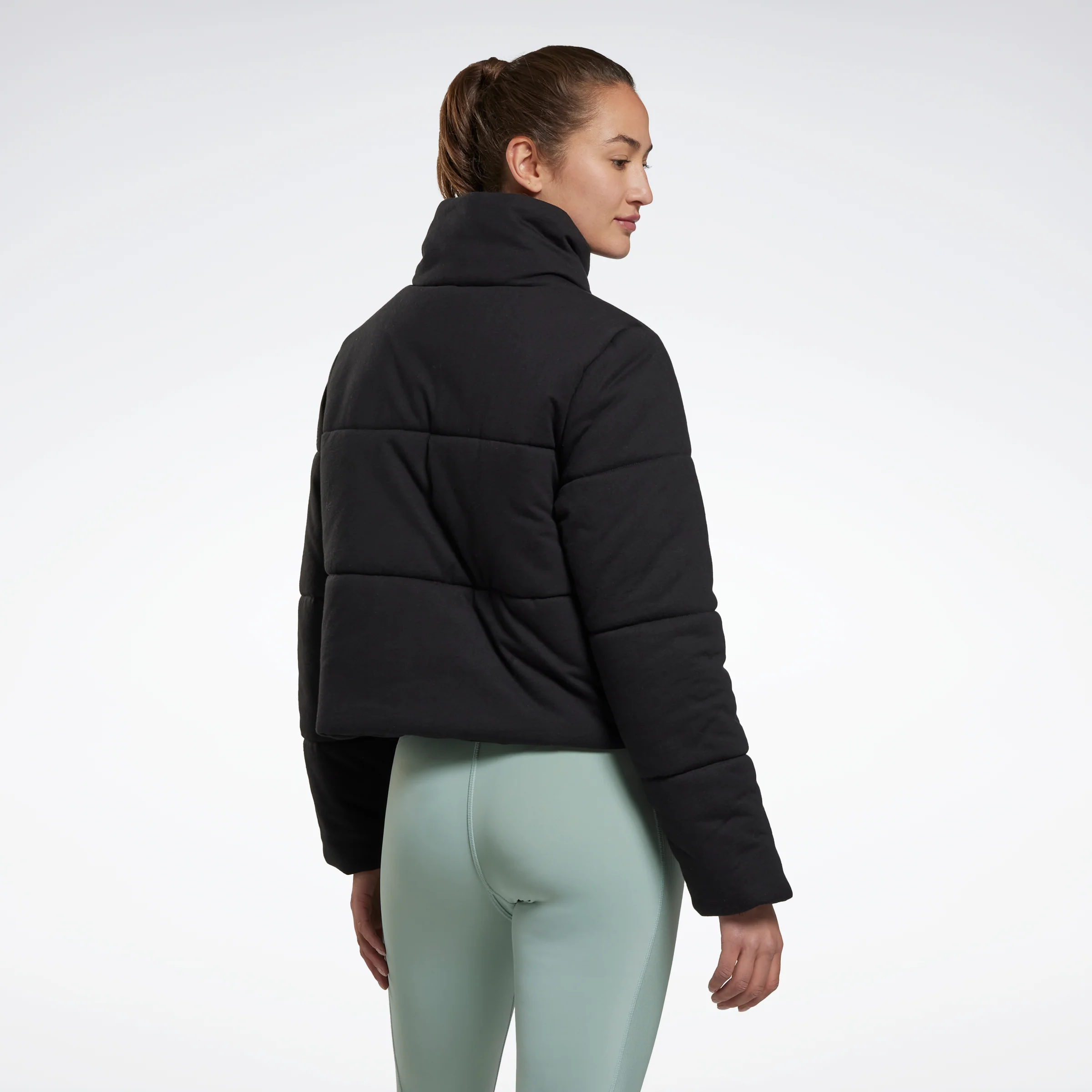 Reebok Apparel Women Studio Puffer Jacket Black - Image 3