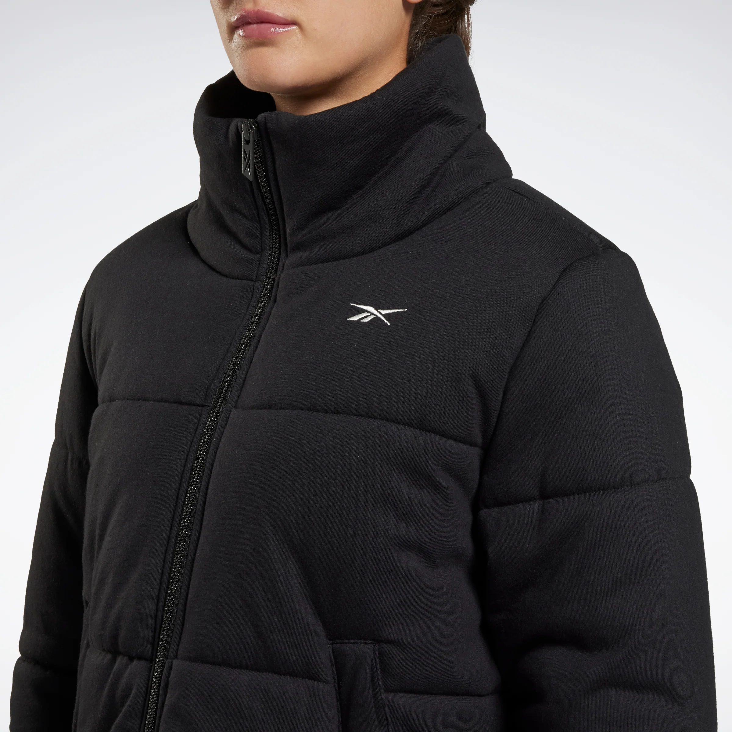 Reebok Apparel Women Studio Puffer Jacket Black - Image 4