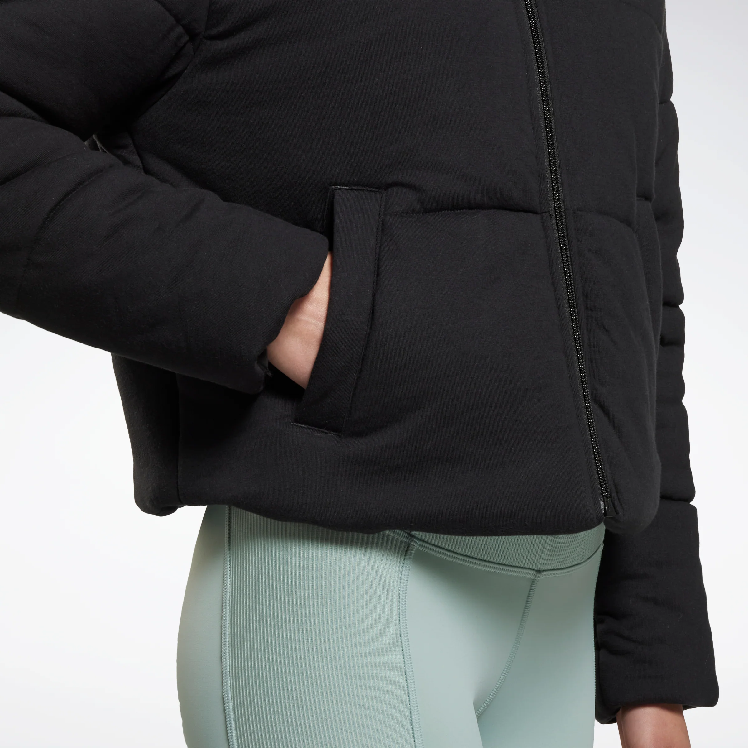 Reebok Apparel Women Studio Puffer Jacket Black - Image 5