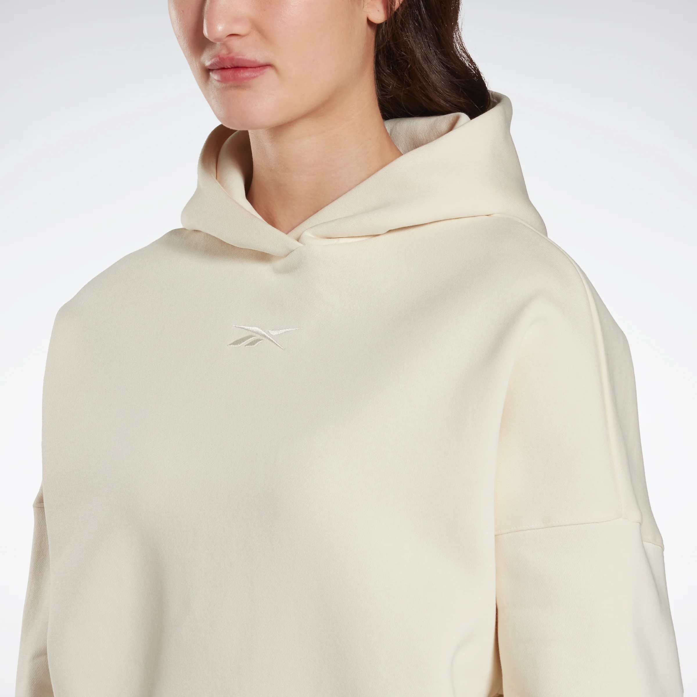 Reebok Apparel Women Studio Recycled Oversize Hoodie Clawht - Image 4