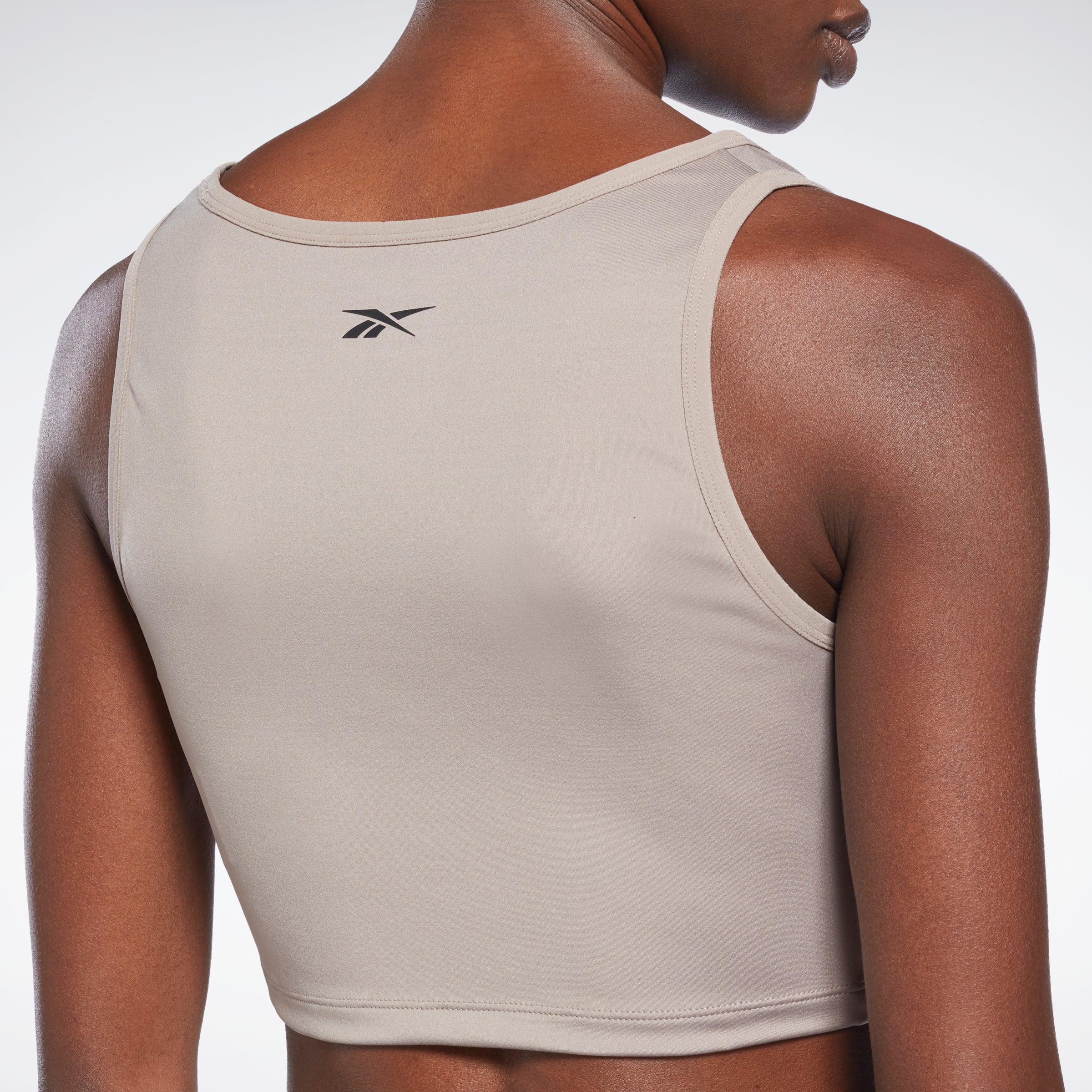 Reebok Apparel Women Studio Ruched Cropped Tank Top Bougry - Image 3