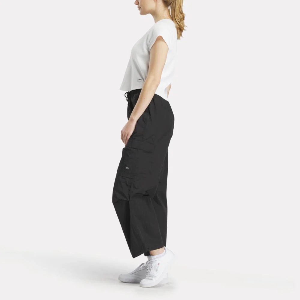 Reebok Apparel Women Studio Style Cargo Pants BLACK - Image 2
