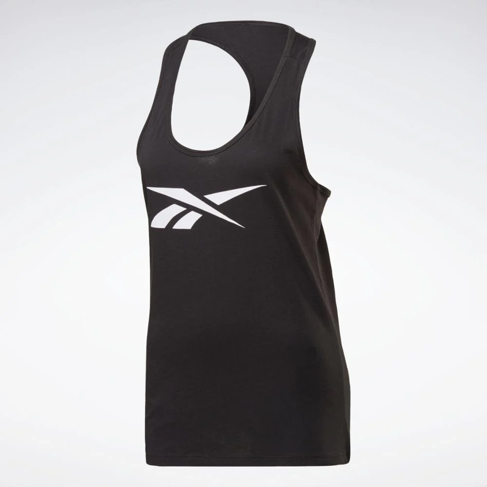 Reebok Apparel Women Training Essentials Graphic Tank Top BLACK - Image 7