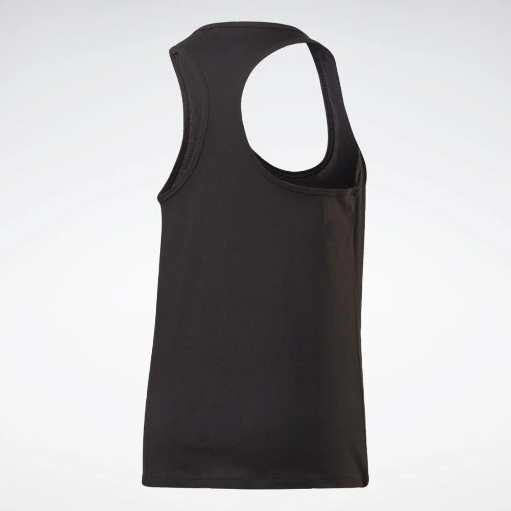Reebok Apparel Women Training Essentials Graphic Tank Top BLACK - Image 8