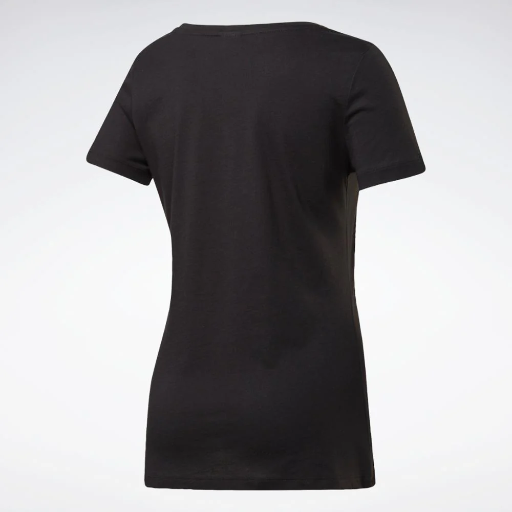 Reebok Apparel Women Training Essentials Graphic Tee BLACK - Image 8