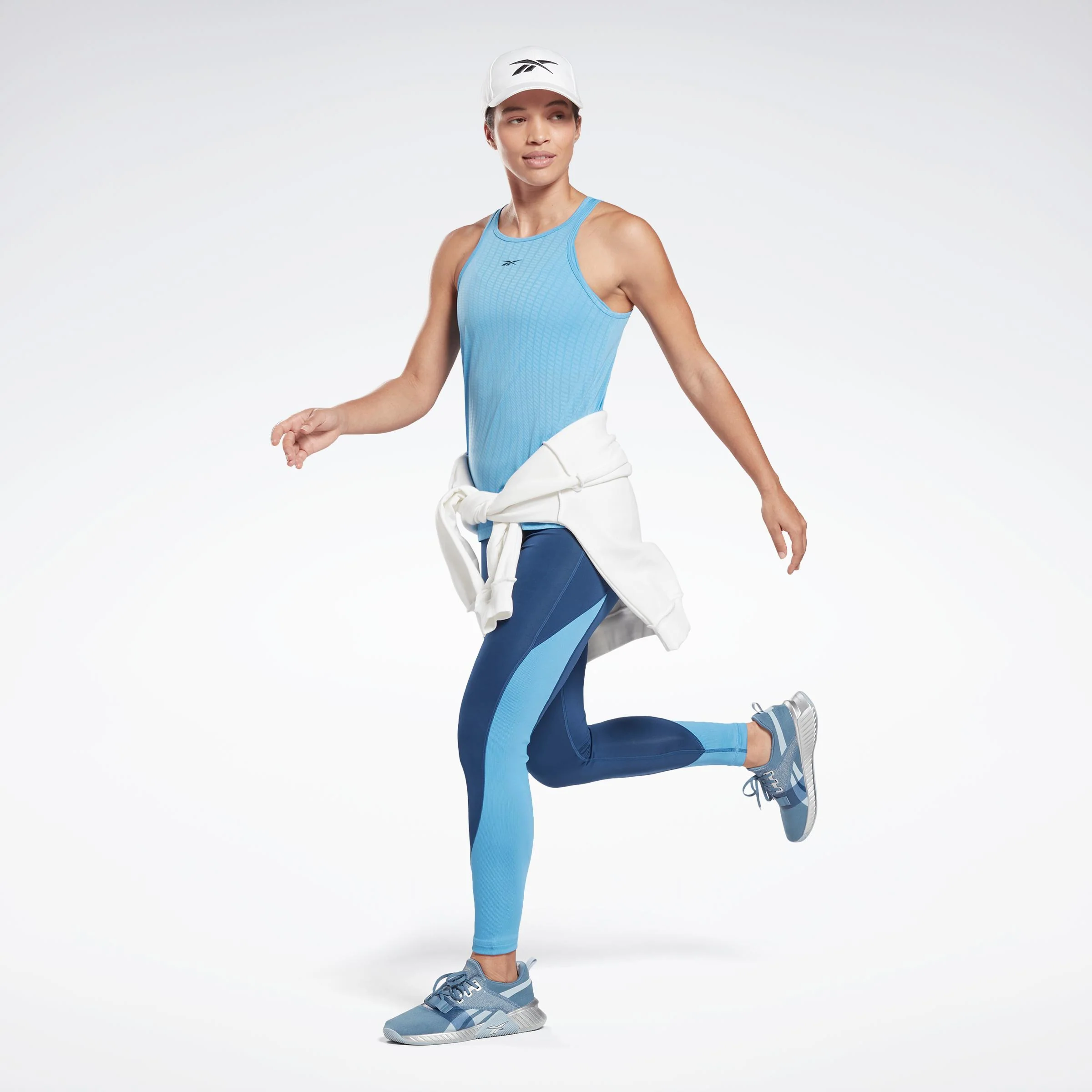 Reebok Apparel Women United By Fitness Perforated Tank Top ESSBLU - Image 2