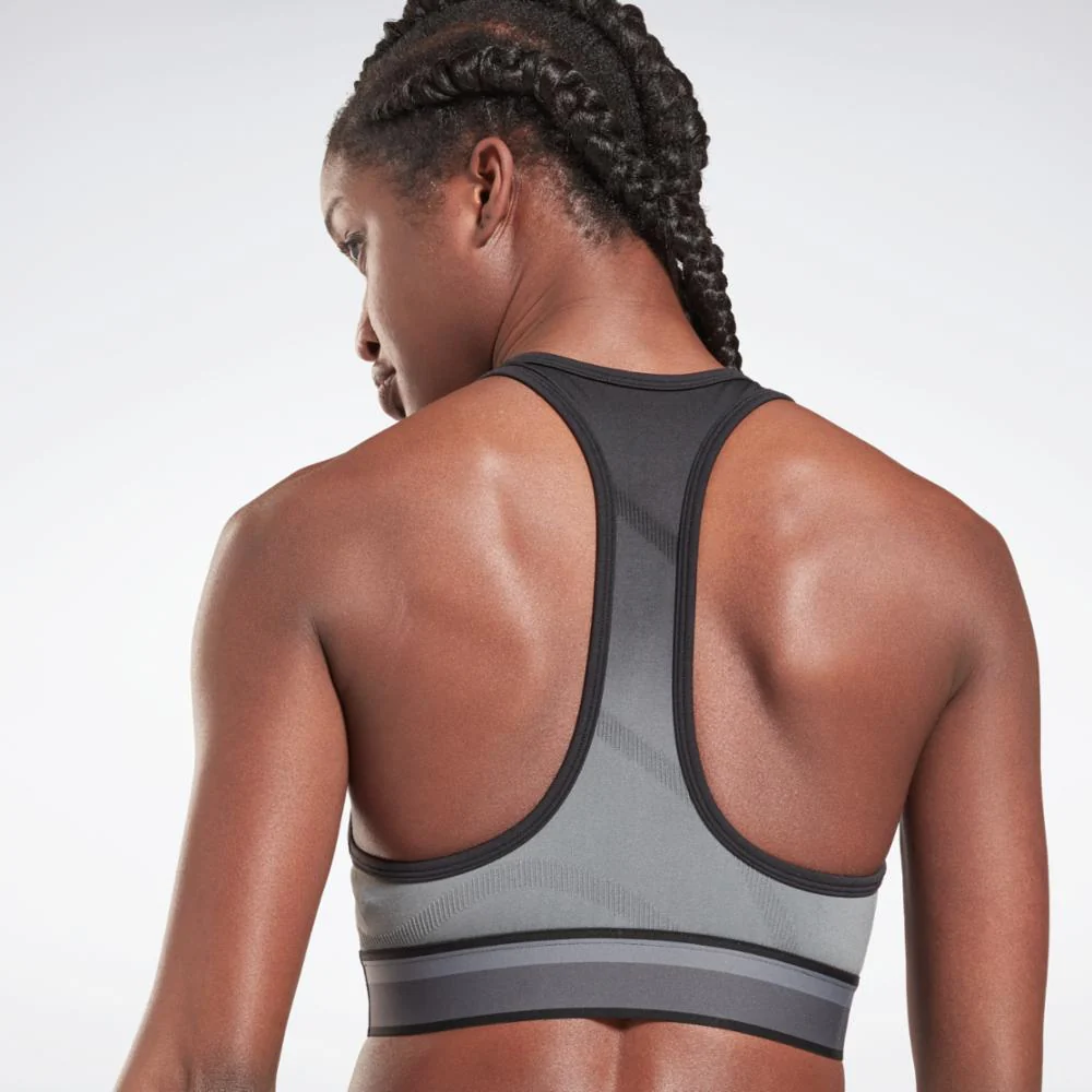 Reebok Apparel Women United By Fitness Seamless Crop Top BLACK/CDGRY6 - Image 5