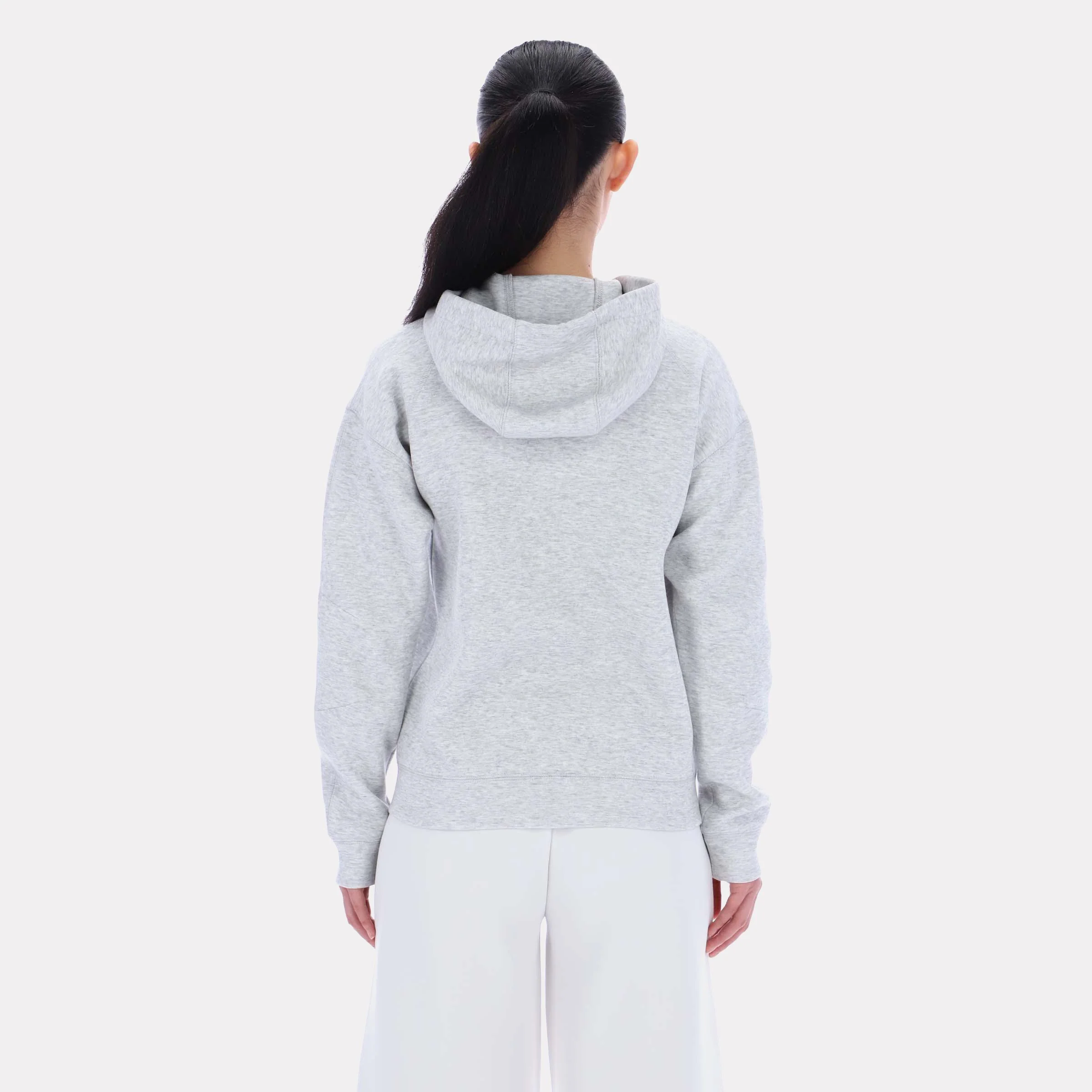 Reebok Apparel Women Vector Sculpt Hoodie SILVER MARL - Image 2
