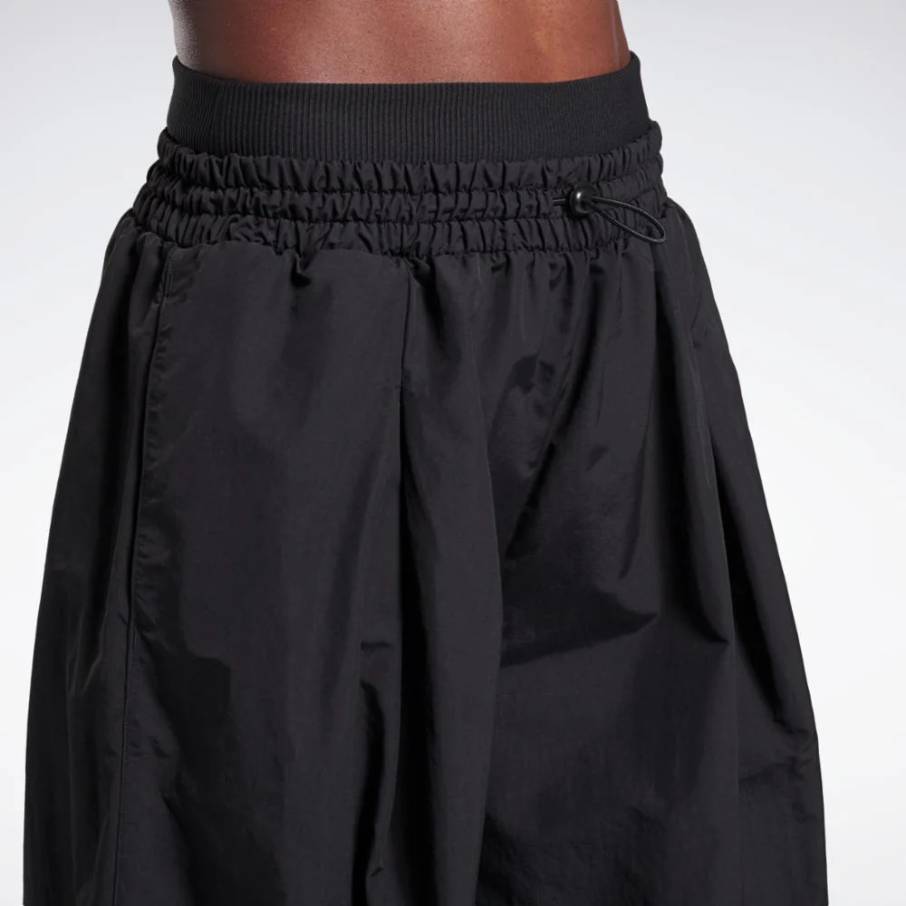 Reebok Apparel Women Wide Leg Woven Pants BLACK - Image 5