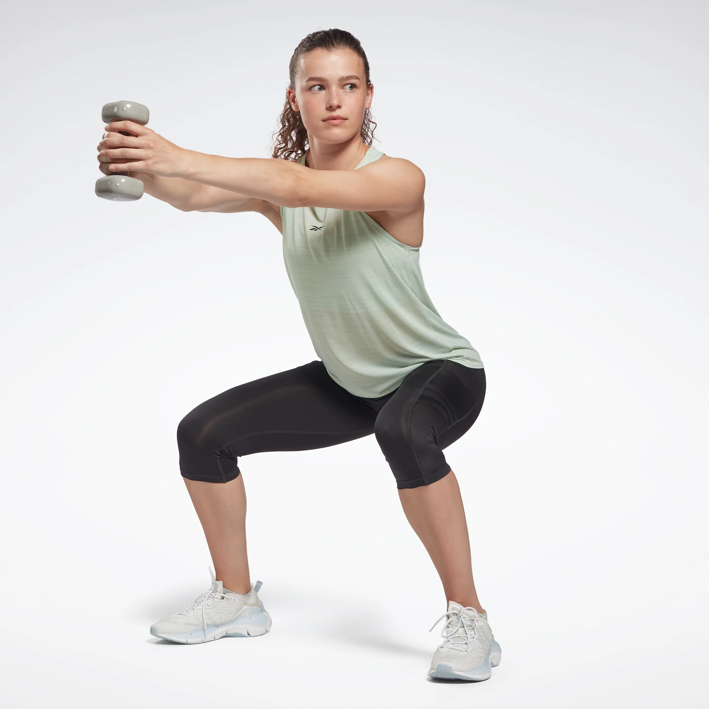Reebok Apparel Women Workout Ready Activchill Tank Top Lgtsag - Image 2