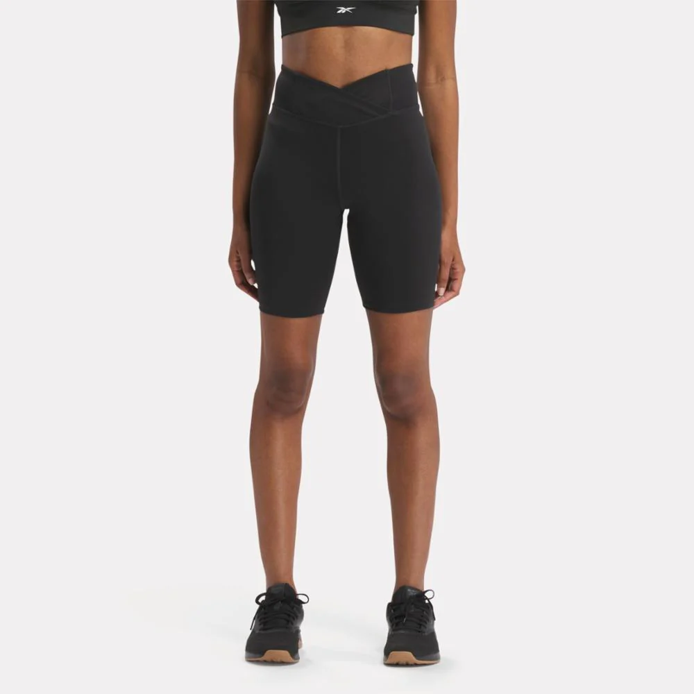 Reebok Apparel Women Workout Ready Basic Bike Shorts NIGHT BLACK
