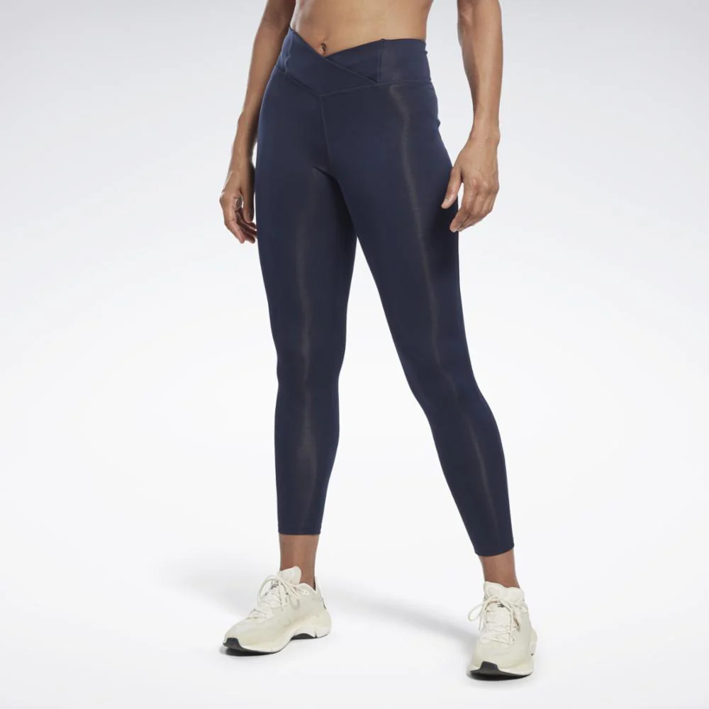 Reebok Apparel Women Workout Ready Basic High-Rise Leggings VECNAV - Image 2