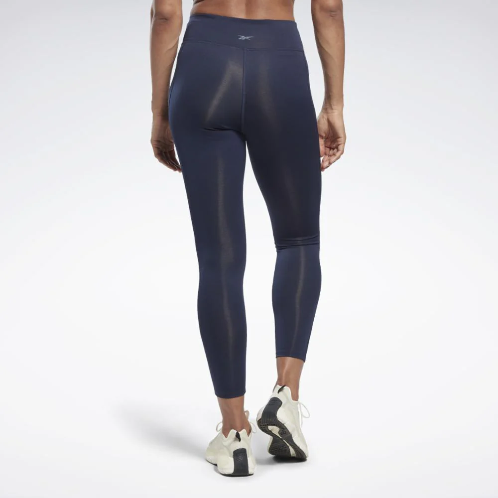 Reebok Apparel Women Workout Ready Basic High-Rise Leggings VECNAV - Image 3