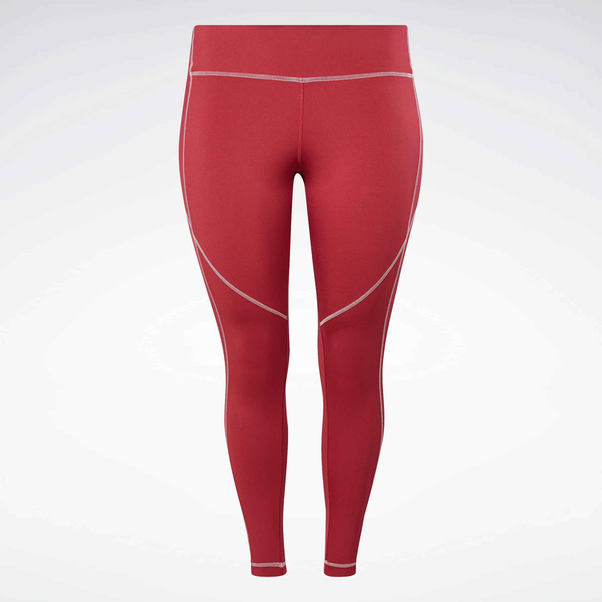 Reebok Apparel Women Workout Ready Big Logo Leggings (Plus Size) Punber - Image 4