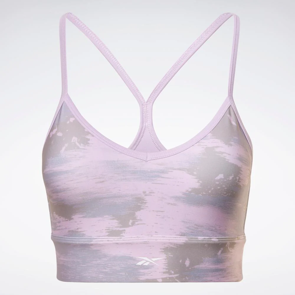 Reebok Apparel Women Workout Ready Camo Print Bra VIOHAZ - Image 7