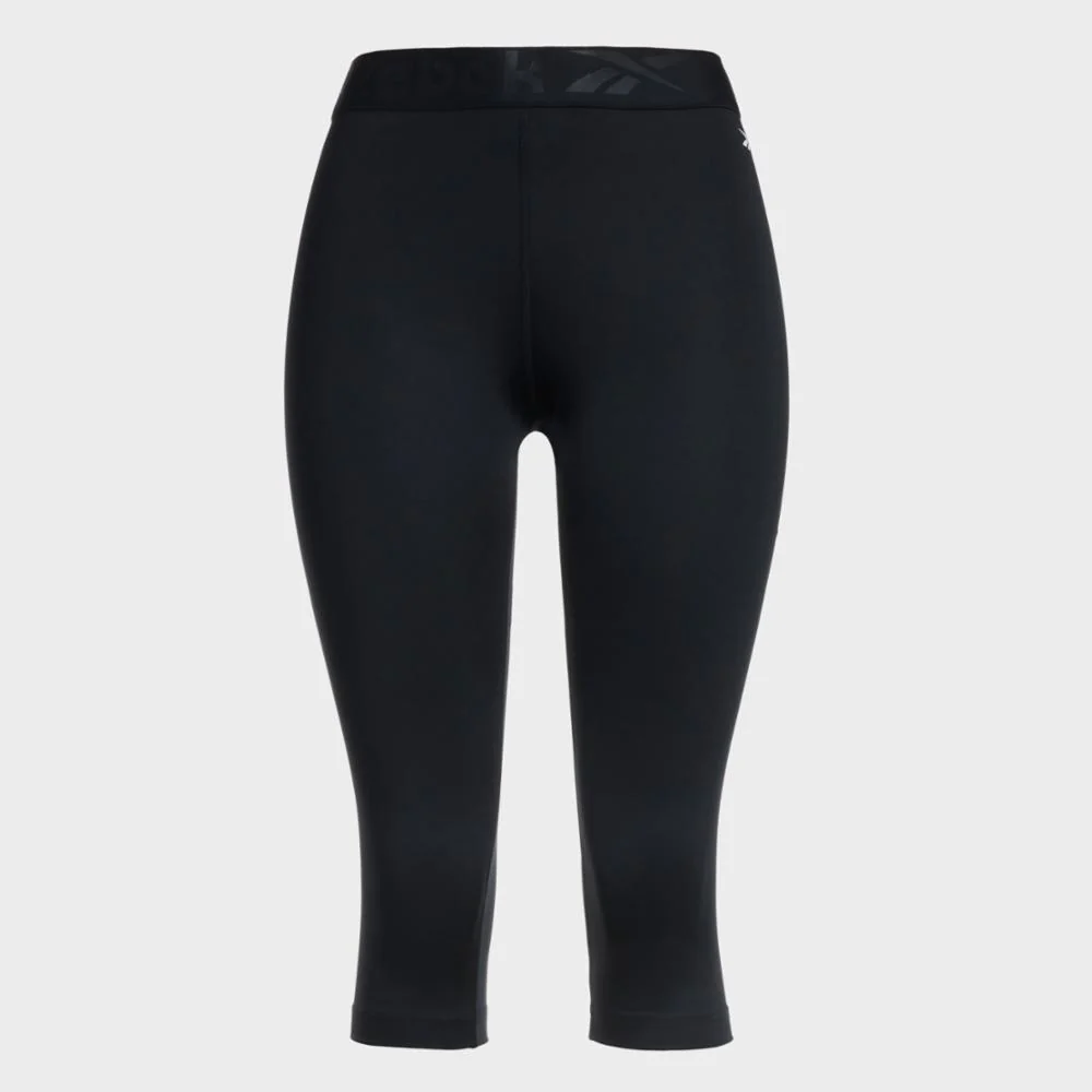 Reebok Apparel Women Workout Ready Capri Tights BLACK