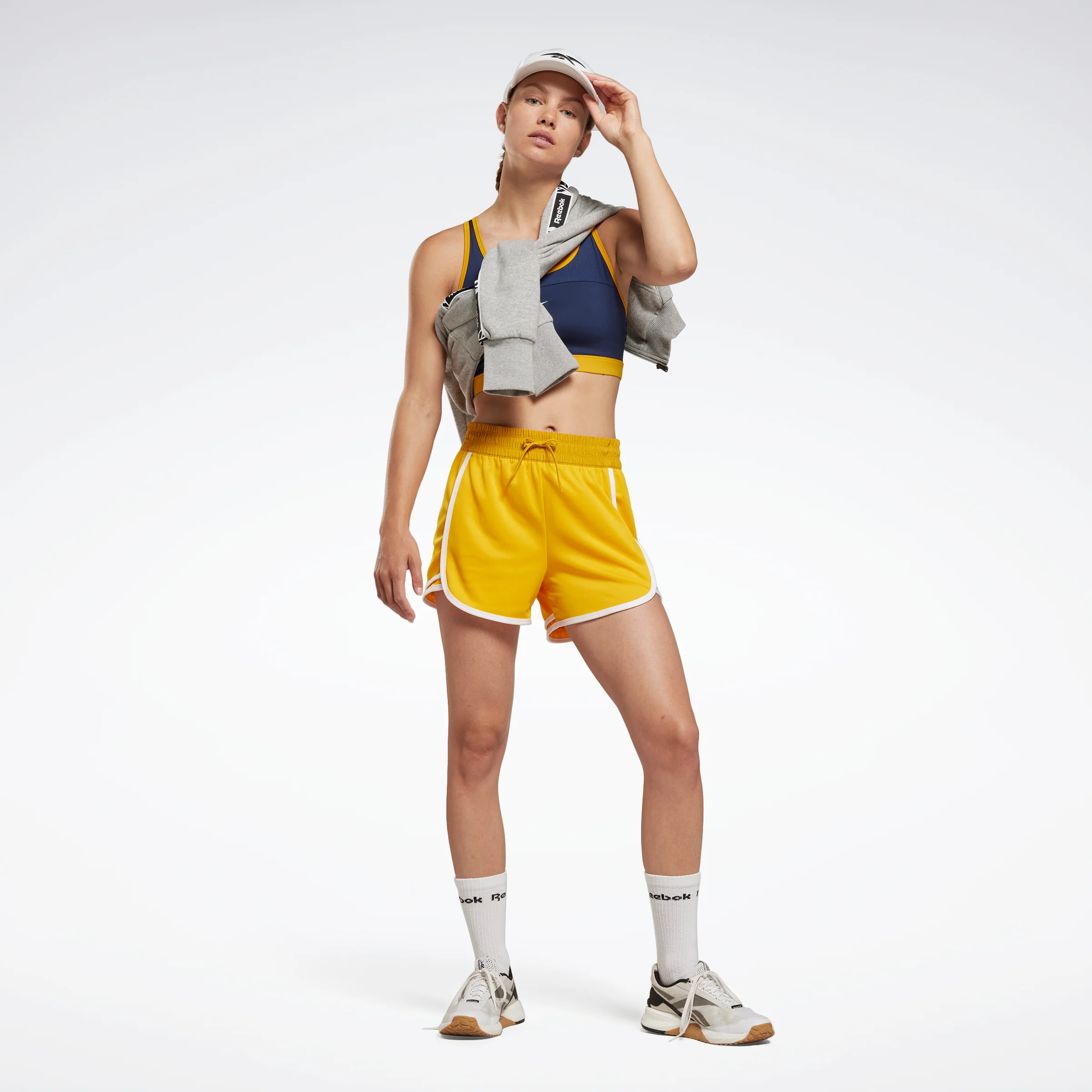 Reebok Apparel Women Workout Ready High-Rise Shorts Brgoch - Image 2