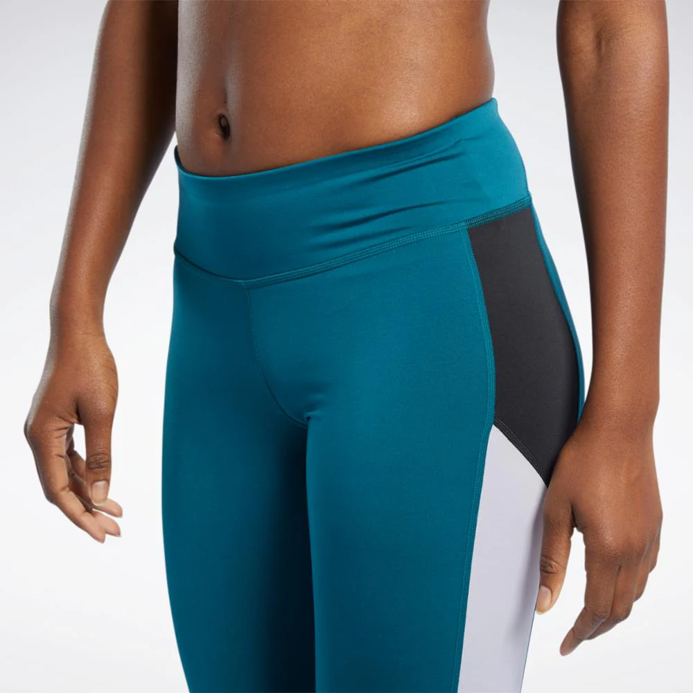 Reebok Apparel Women Workout Ready Logo Tights HERTEA - Image 4