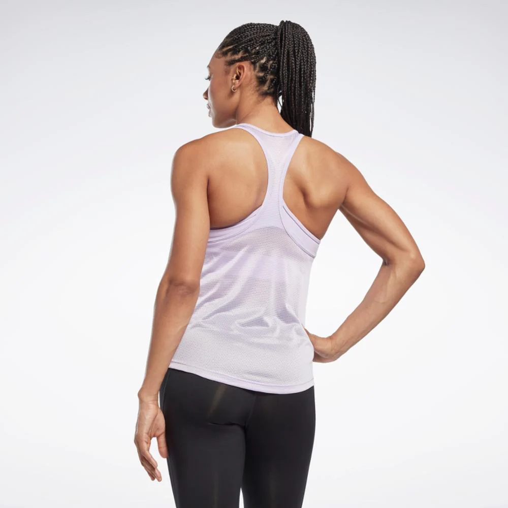 Reebok Apparel Women Workout Ready Mesh Back Tank Top PUROAS - Image 3